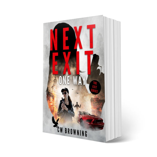 Next Exit, One Way Exit series 6 female assassin thriller