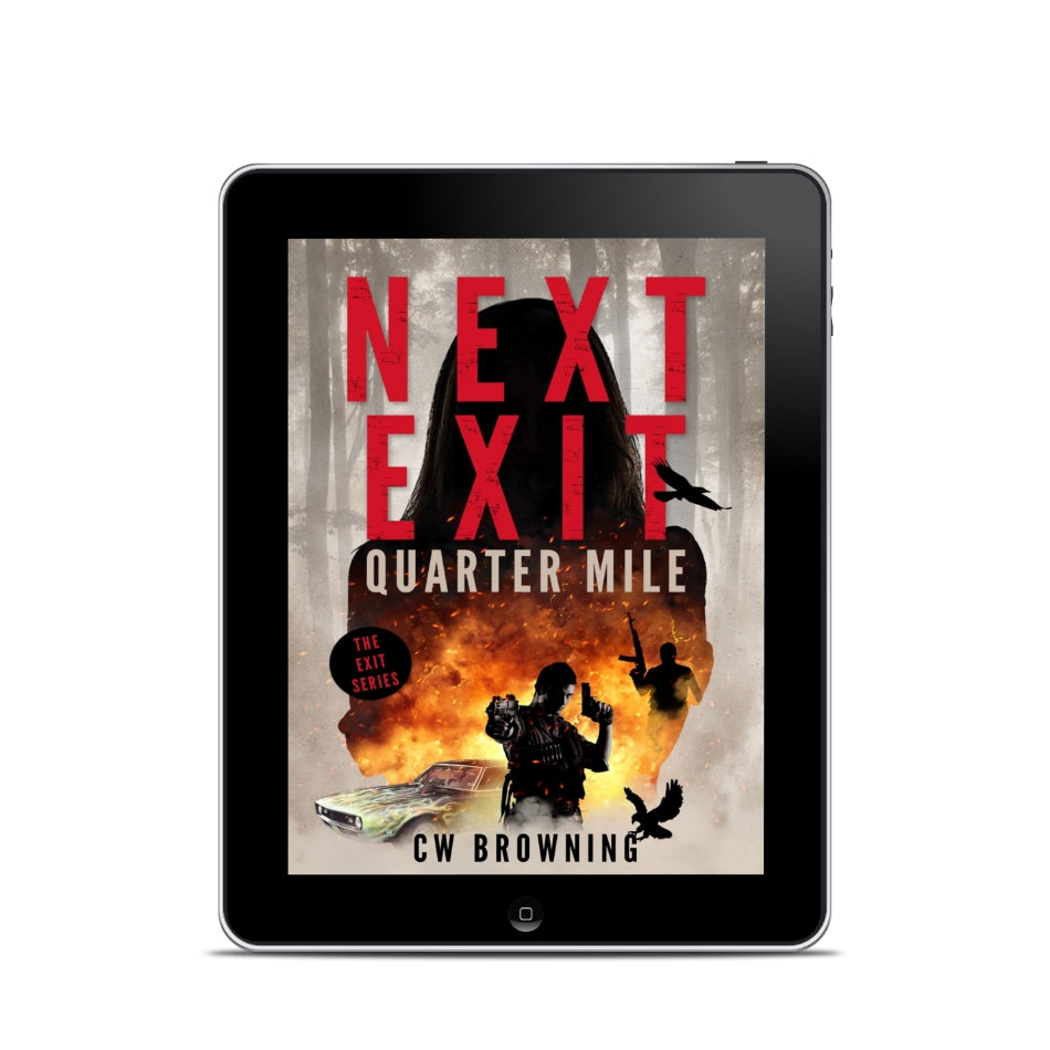 Next Exit, Quarter Mile Exit Series book 4 female assassin thriller