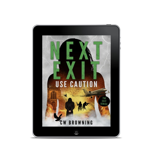 Next Exit, Use Caution Exit Series book 5 female assassin thriller
