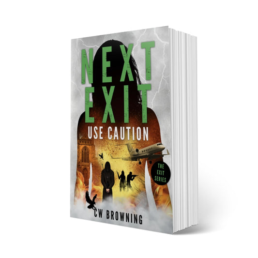 Next Exit, Use Caution Exit series 5 female assassin thriller