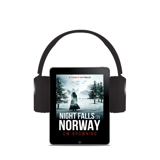 Night Falls on Norway audio Shadows of War book 3 WW2 female spy thriller