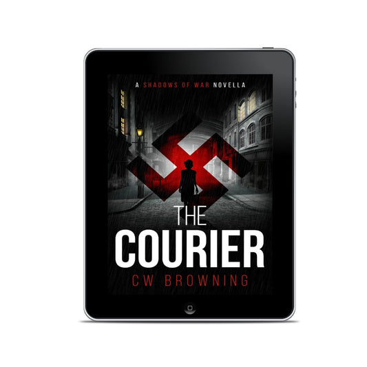 The Courier Shadows of War book 1 WW2 female spy thriller 